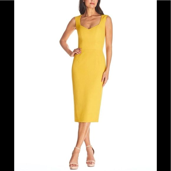Dress the Population Dresses & Skirts - Dress the population NWOT Elle dress in marigold